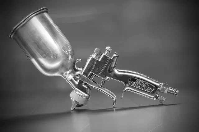 spray gun, cup spray gun, lacquer painting, coating, paint lacquer technology, paint, colour, paint shop, body, vehicle, automobile, spray gun, spray gun, spray gun, spray gun, spray gun. How to use BLS painter wage data to set pay in your metro