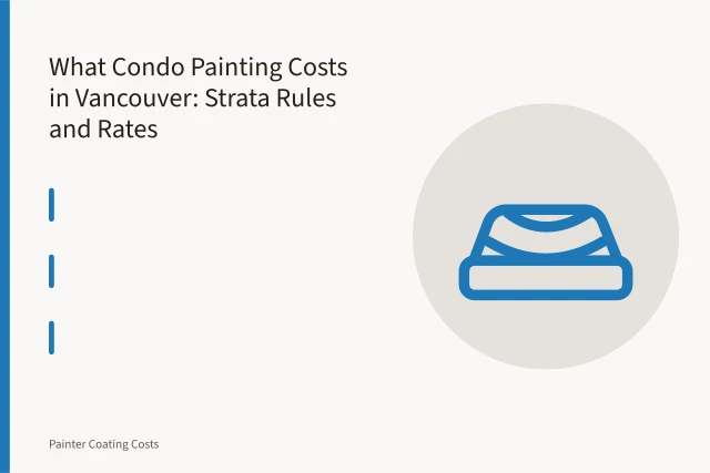 Painter rolling fresh paint onto an interior condo wall in Vancouver. What Condo Painting Costs in Vancouver: Strata Rules and Rates