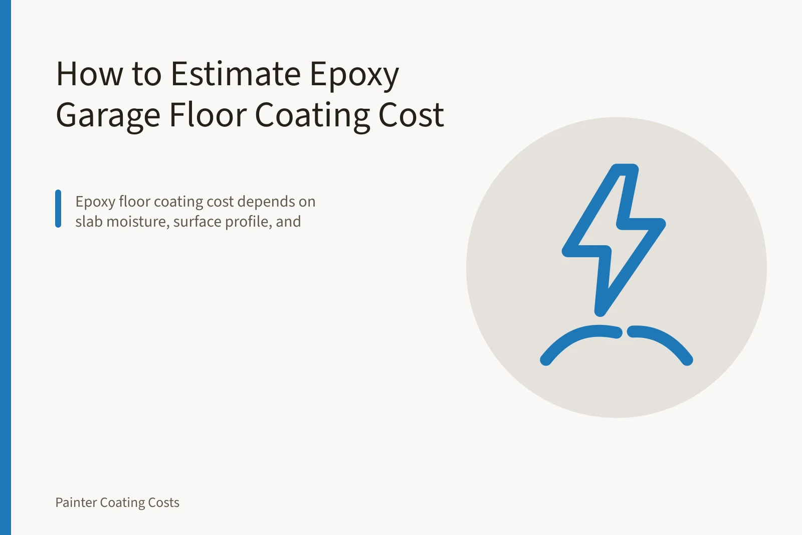 Moisture test kit on bare concrete garage floor slab before epoxy coating. How to Estimate Epoxy Garage Floor Coating Cost