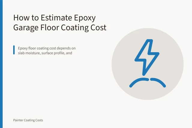 Moisture test kit on bare concrete garage floor slab before epoxy coating. How to Estimate Epoxy Garage Floor Coating Cost