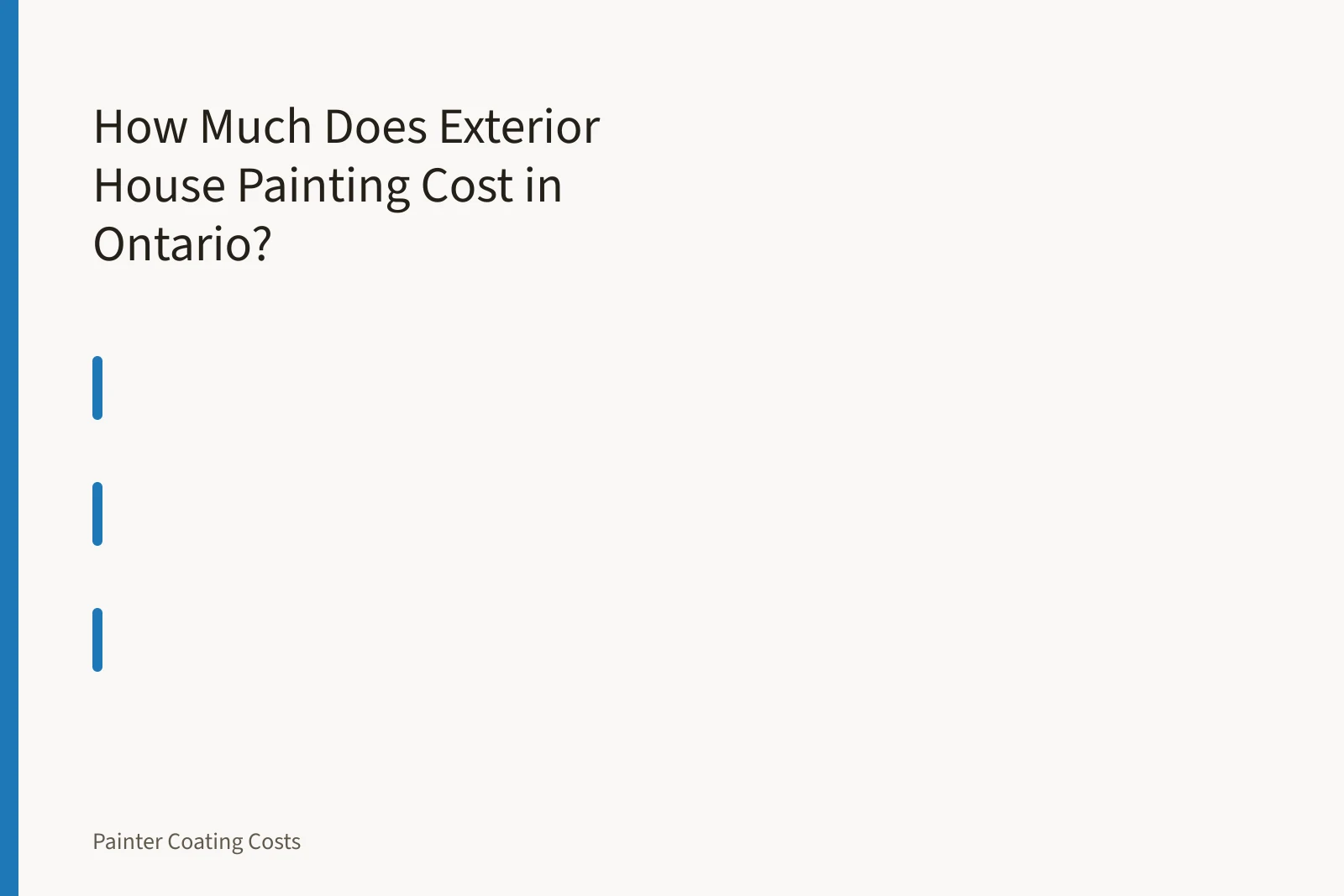 Scraping loose paint from exterior wood siding during house painting prep. How Much Does Exterior House Painting Cost in Ontario?