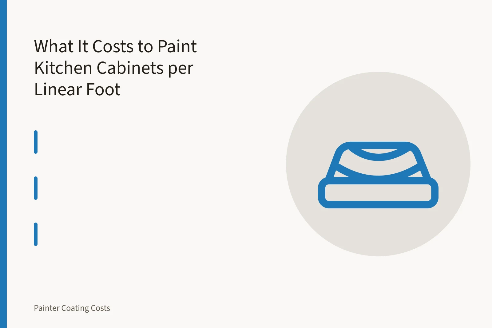 Painter spray-finishing a kitchen cabinet door with an HVLP spray gun. What It Costs to Paint Kitchen Cabinets per Linear Foot
