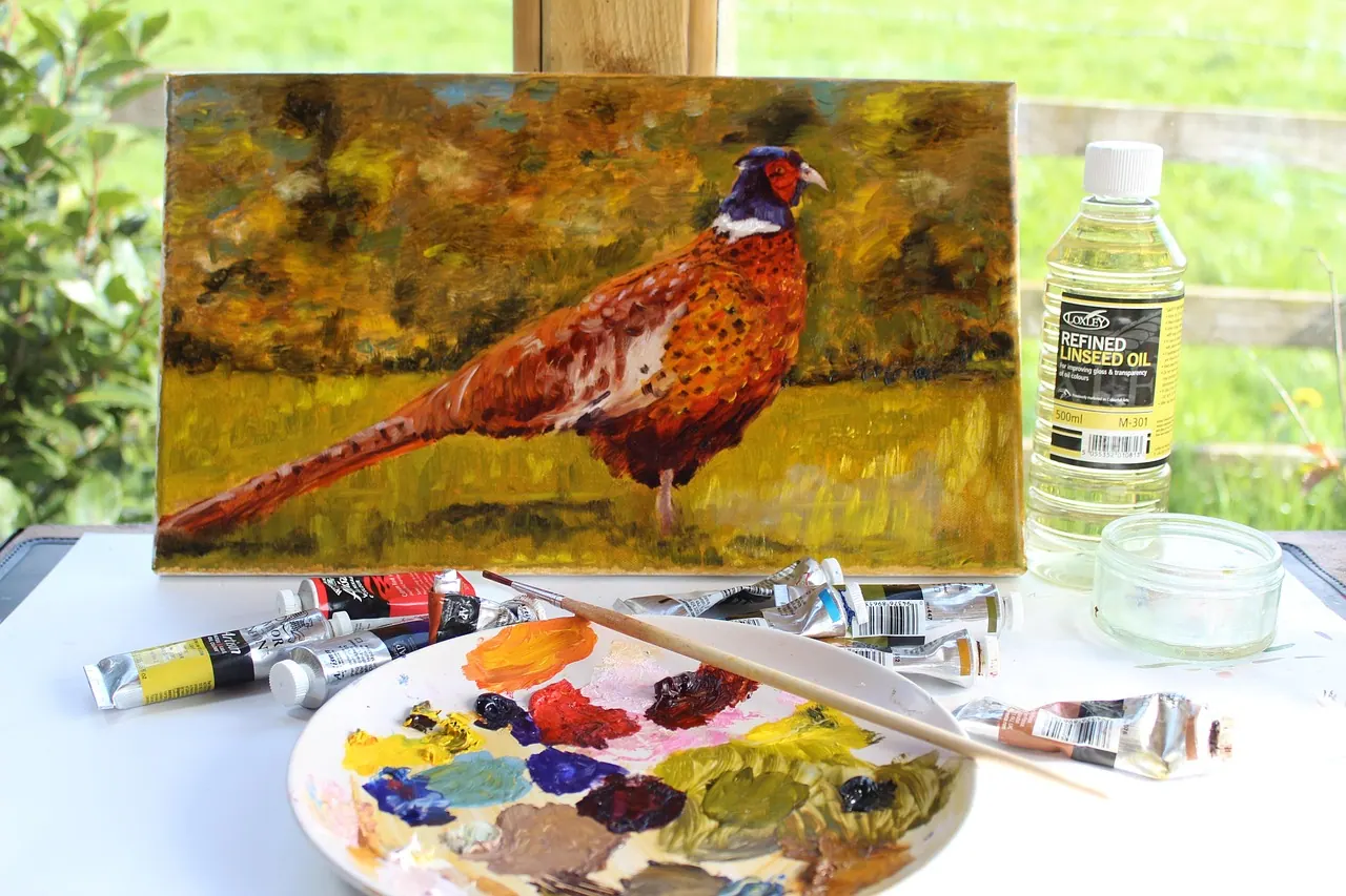 oil painting, artist studio, artist, oil paint, painting palette, canvas, brush, studio, painting, painter, artistic, paintbrush, paint, workshop, creative, oil, picture, education
